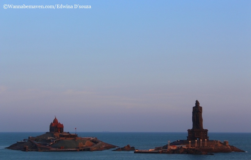 Vivekananda rock-thiruvalluvar statue-Kerala Kanyakumari trip