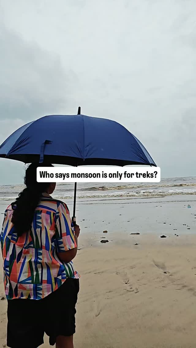 Not every rain needs a trek. ☔🌊

If you're looking for a Mumbai monsoon getaway, skip the usual waterfall trail and head to Manori Beach instead. Close to Mumbai, quieter in the rains, and every bit as beautiful.

We drove down via Mira Bhayandar Road, but you can also take the ferry from Marve, Malad. Either way, it's one of the easiest weekend getaways from Mumbai.