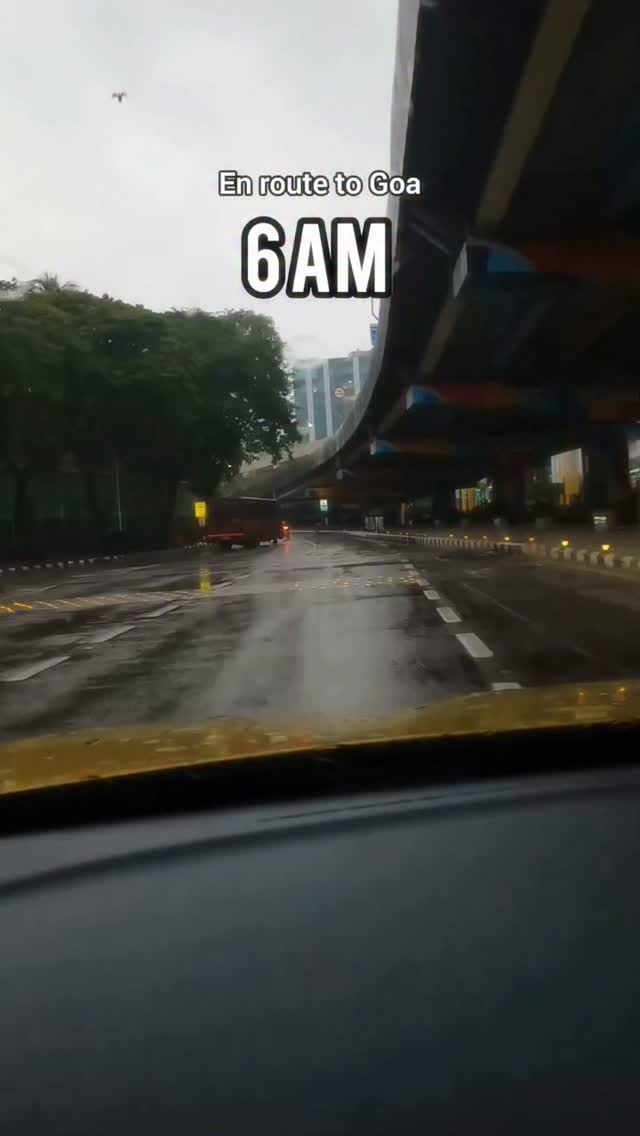 Same time last year. Monsoon Goa road trip hits differently🏝️ 

Road trip or just fly 🙈